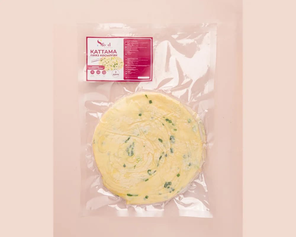 Слоёная лепёшка с луком